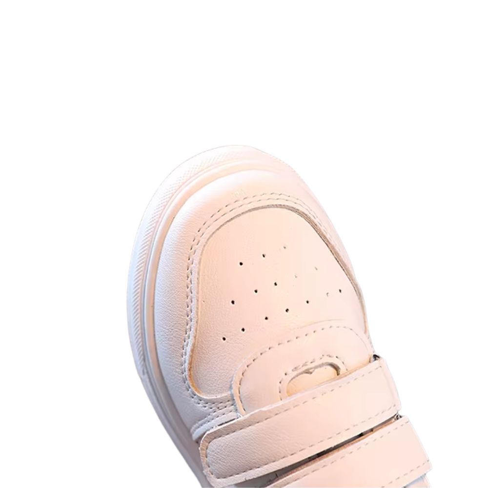 Foto 6 pulgar | Tenis Infantil Denali Classic Blanco Para Niño Y Niña Ajustable Casual De Suela Suave Antiderrapante