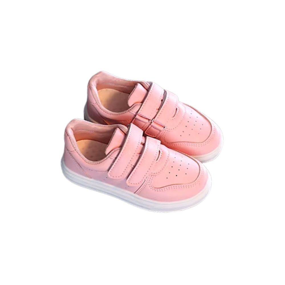 Foto 3 pulgar | Tenis Infantil Denali Classic Rosa Para Niño Y Niña Ajustable Casual De Suela Suave Antiderrapante
