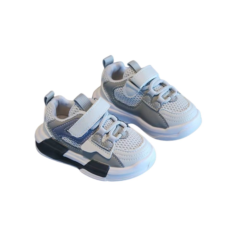 Foto 3 pulgar | Tenis Infantil Denali Para Niña Y Niño Fresh Negro Casual De Calidad Suela Suave