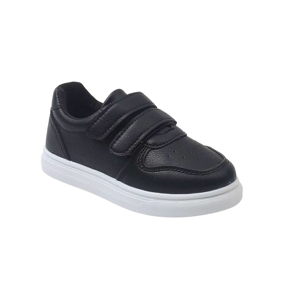 Foto 2 pulgar | Tenis Infantil Denali Classic Negro Para Niño Y Niña Ajustable Casual De Suela Suave Antiderrapante