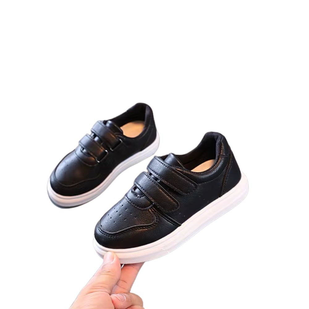Foto 3 pulgar | Tenis Infantil Denali Classic Negro Para Niño Y Niña Ajustable Casual De Suela Suave Antiderrapante