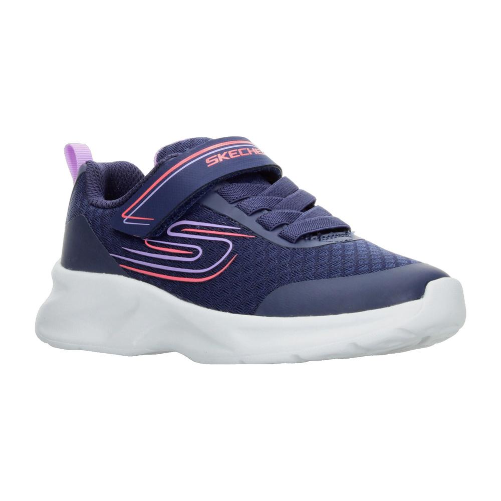 Foto 3 pulgar | Tenis Skechers Azul Para Niña T17-22 [ske1047] Azul