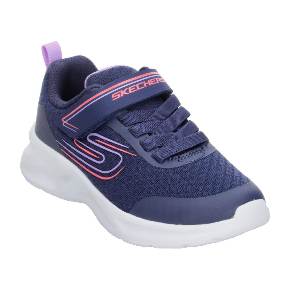 Foto 5 pulgar | Tenis Skechers Azul Para Niña T17-22 [ske1047] Azul