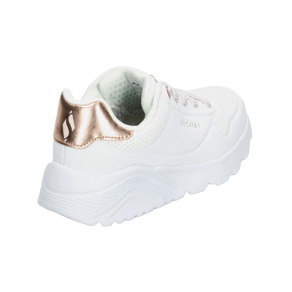 Foto 3 | Tenis Skechers Blanco Para Niña T17-22 [ske1052] Blanco