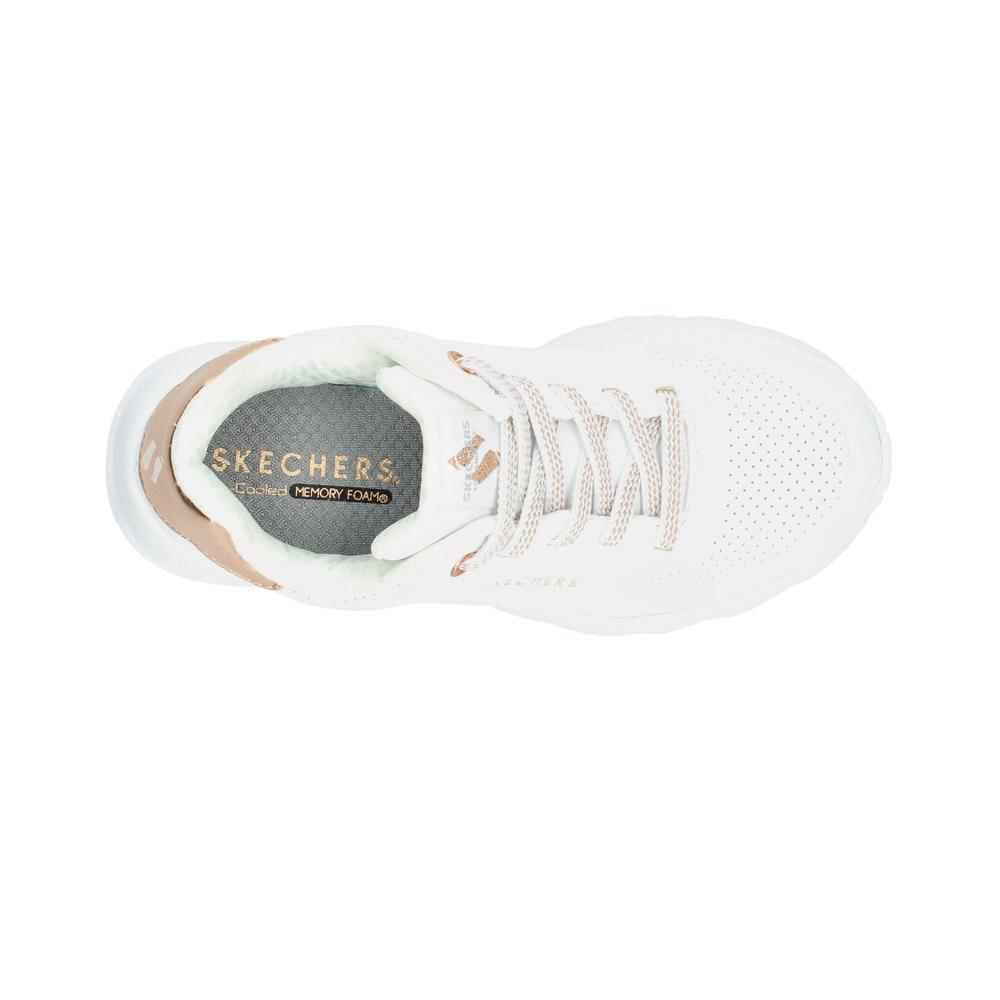 Foto 8 | Tenis Skechers Blanco Para Niña T17-22 [ske1052] Blanco