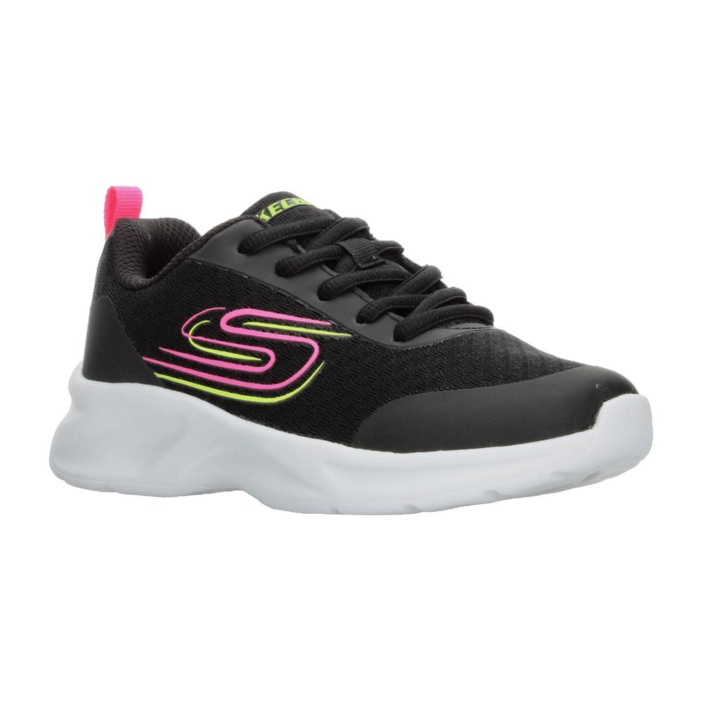 Foto 3 pulgar | Tenis Skechers Negro Para Niña T17-22 [ske1048] Negro