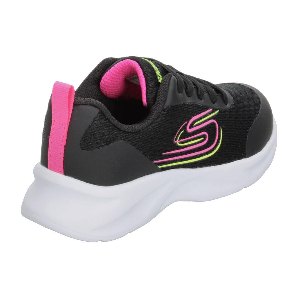 Foto 4 pulgar | Tenis Skechers Negro Para Niña T17-22 [ske1048] Negro
