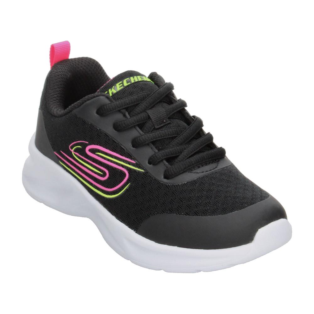 Foto 5 pulgar | Tenis Skechers Negro Para Niña T17-22 [ske1048] Negro