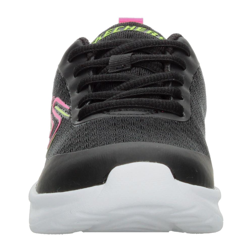 Foto 7 pulgar | Tenis Skechers Negro Para Niña T17-22 [ske1048] Negro