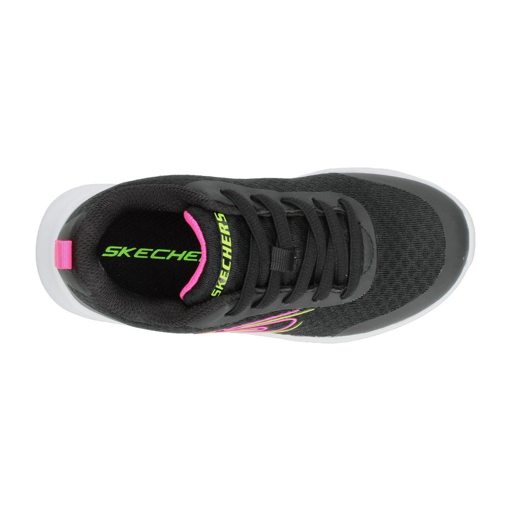 Foto 9 pulgar | Tenis Skechers Negro Para Niña T17-22 [ske1048] Negro