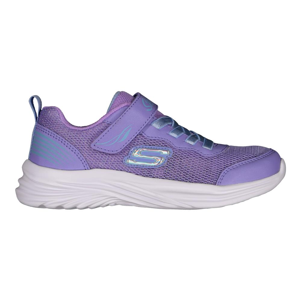 Tenis Niña Skechers Ajustables Transpirable Comodos Violeta Oscuro