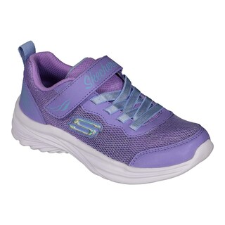 Foto 5 | Tenis Niña Skechers Ajustables Transpirable Comodos Violeta Oscuro