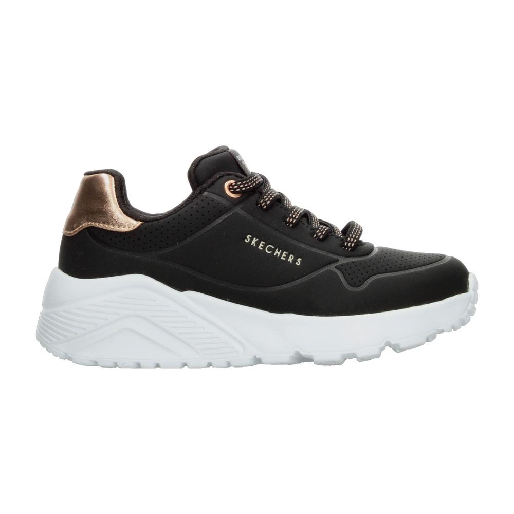 Tenis Skechers Negro Para Niña T17-22 [ske1051] Negro