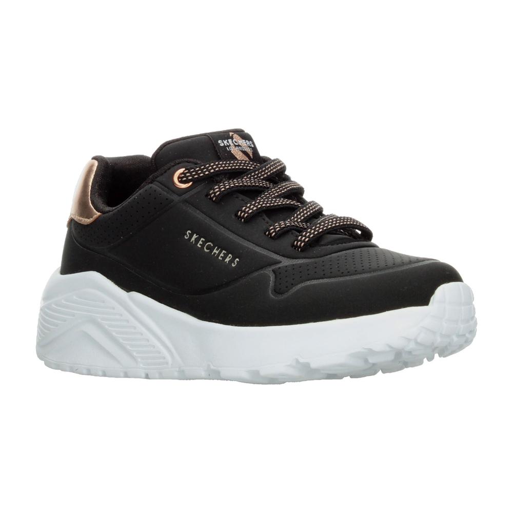 Foto 3 pulgar | Tenis Skechers Negro Para Niña T17-22 [ske1051] Negro