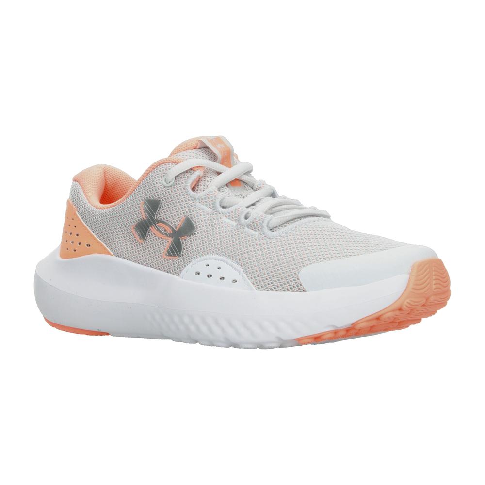 Foto 3 pulgar | Tenis Under Armour Surge 4 Gris Para Niña T22-25 [und79] Gris