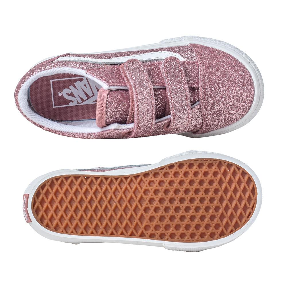Foto 3 pulgar | Tenis Vans Old Skool V Td - 09rcfsl - Rosa - Bebes Rosa