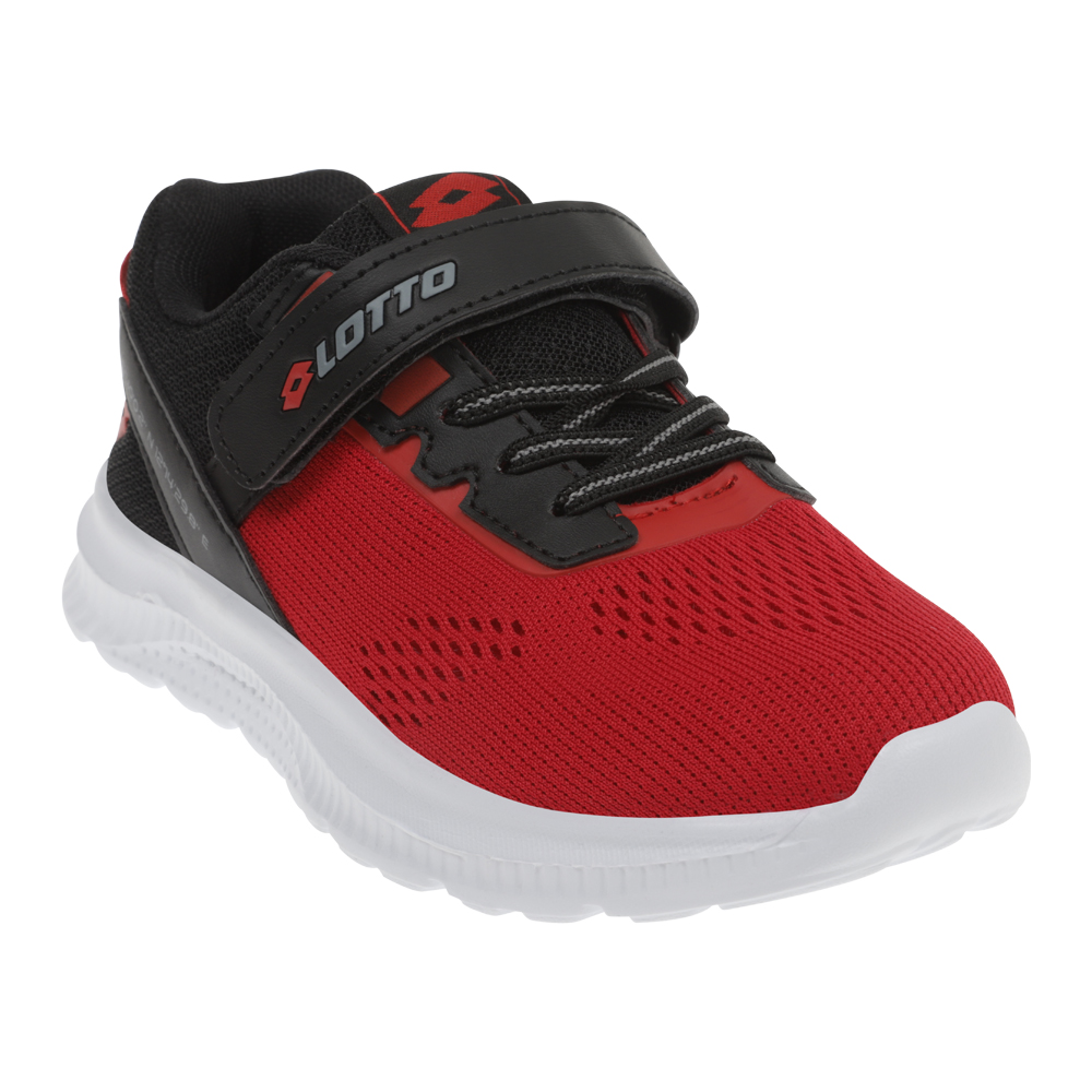 Tenis Infantil Lotto Buttler Para Niño Color Rojo