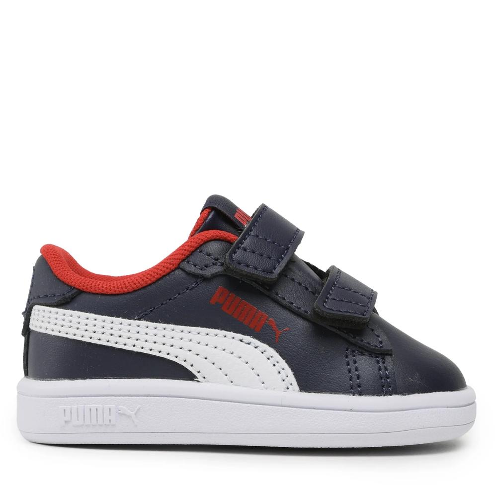 Foto 4 pulgar | Tenis Puma 392034-04 Smash 3.0 L V Inf Azul Marino para Niño