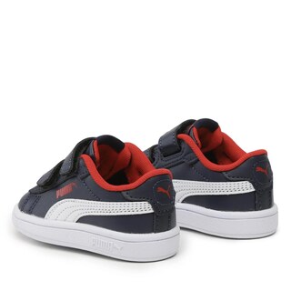 Foto 5 | Tenis Puma 392034-04 Smash 3.0 L V Inf Azul Marino para Niño