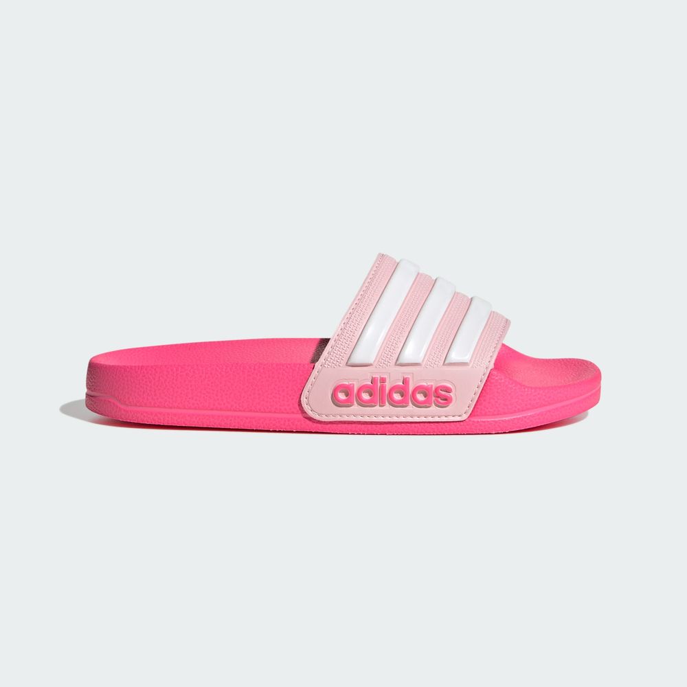 Foto 2 | Sandalias Adilette Shower Adidas Rosa Niños Unisex