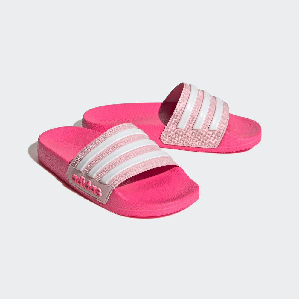 Foto 7 pulgar | Sandalias Adilette Shower Adidas Rosa Niños Unisex