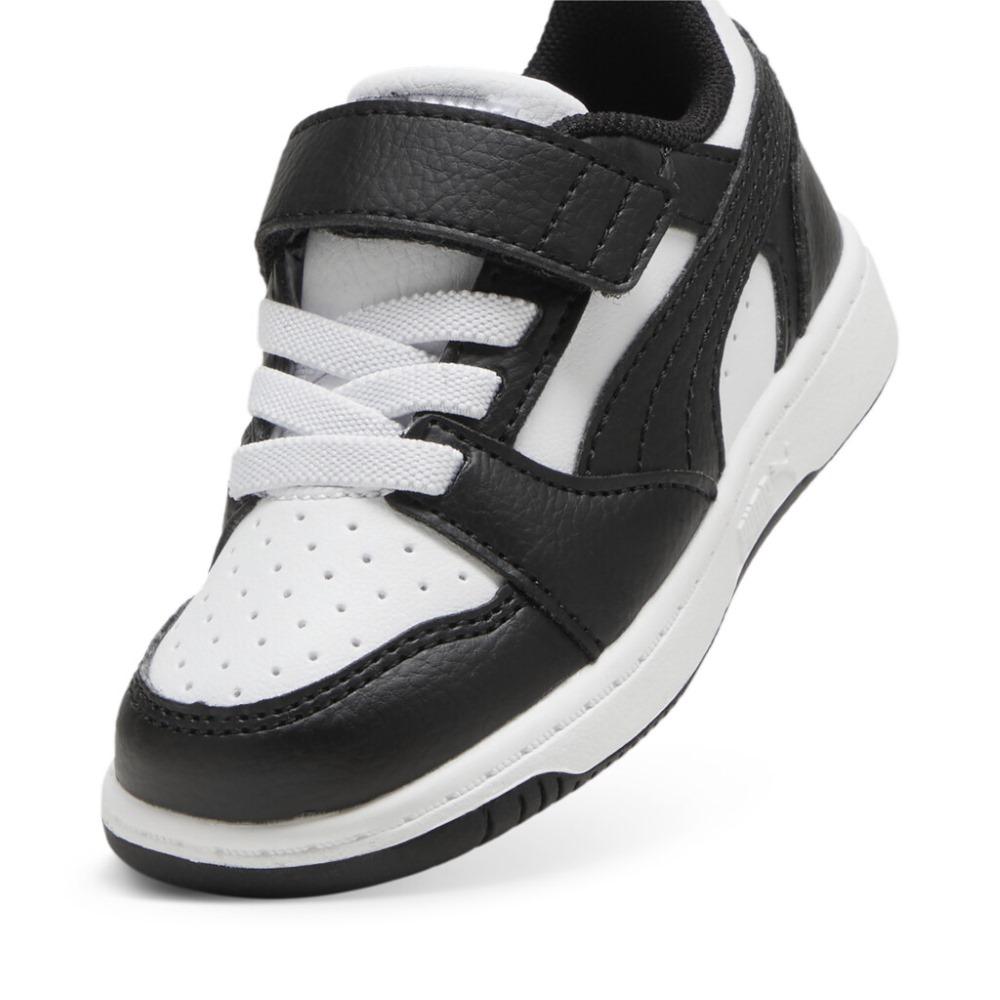 Foto 5 pulgar | Tenis Puma Rebound V6 Lo AC + PS Negros para Niños