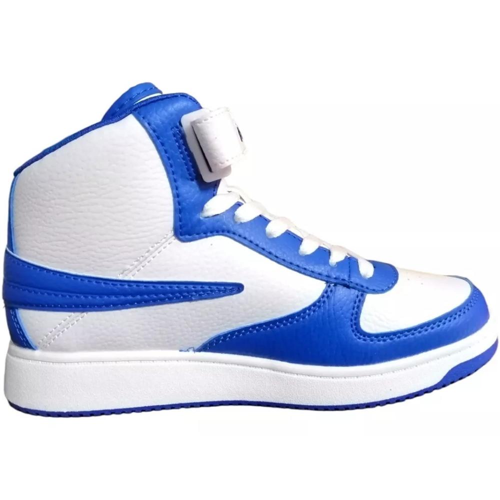 Foto 3 | Tenis Fila A-High Azul con Blanco para Niños