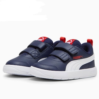 Foto 2 | Tenis Puma Courtflex V3 V Azul Marino Inf para Niños