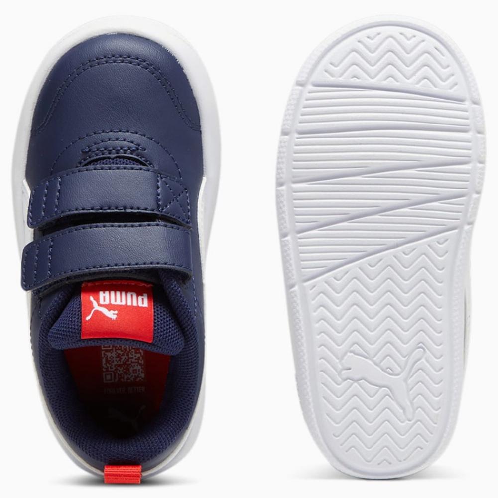 Foto 6 pulgar | Tenis Puma Courtflex V3 V Azul Marino Inf para Niños