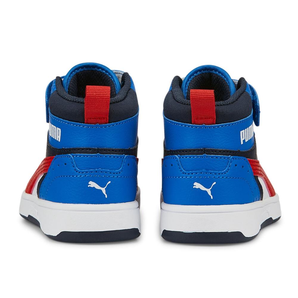 Foto 3 | Tenis Puma Rebound Joy Blocked Azul para Niños