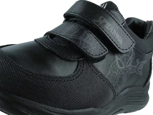 Foto 7 pulgar | Tenis Deportivo Escolar Spider Man Mv951506st Vacuno Negro