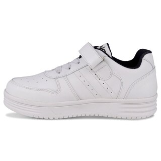 Foto 3 | Tenis Deportivo De Piel Dominiq 2431 Color Blanco Para Niño