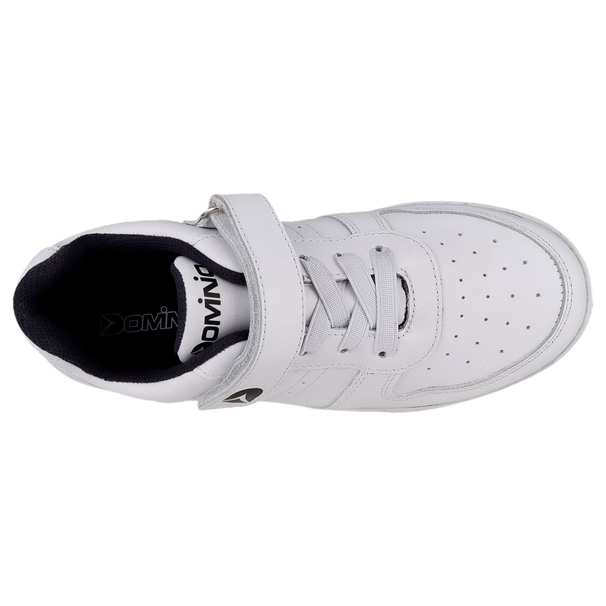 Foto 5 pulgar | Tenis Deportivo De Piel Dominiq 2431 Color Blanco Para Niño