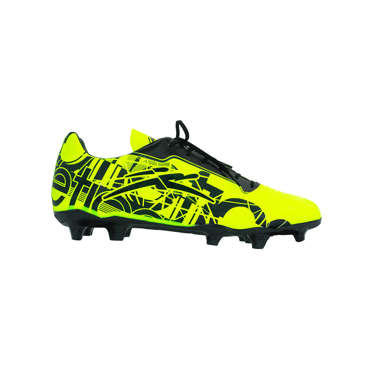 Tenis De Futbol Atletica 21220305 Tachos Niños Amarillo/negro