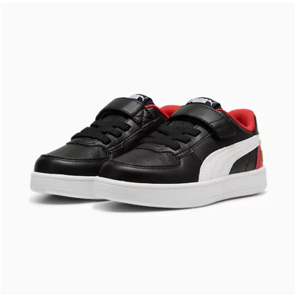 Foto 3 | Tenis Puma Ferrari Caven 2.0 Inf Negros para Niños