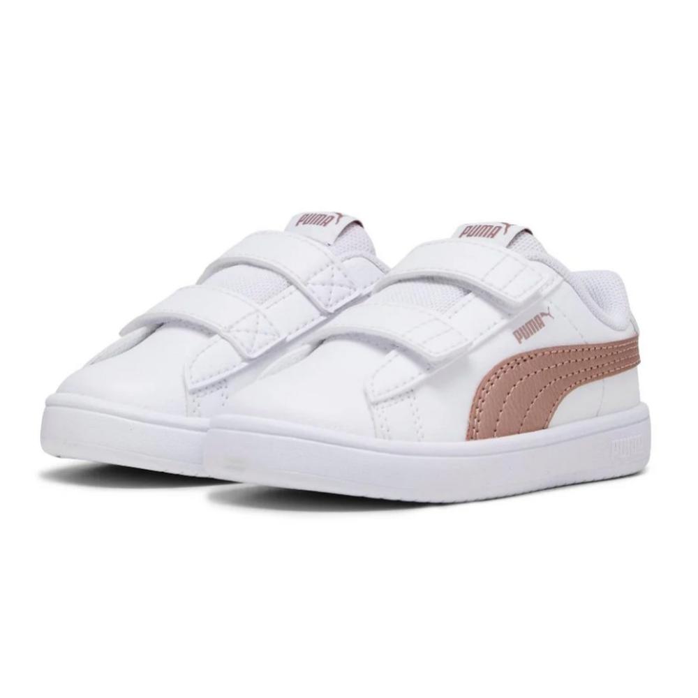 Foto 3 | Tenis Puma Rickie Classic V Inf Blancos para Niños