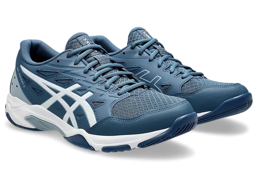 Tenis Deportivos Asics Rocket 11 Color Azul Para Hombre Modelo 1071a091404 $1,600