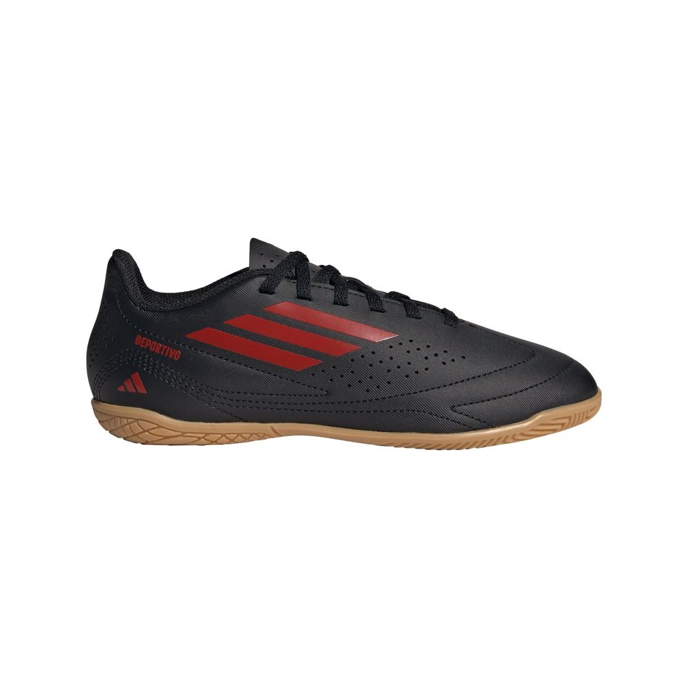 Foto 1 | Tacos Deportivo Iii Cancha Cubierta Kids Adidas Negro Niños