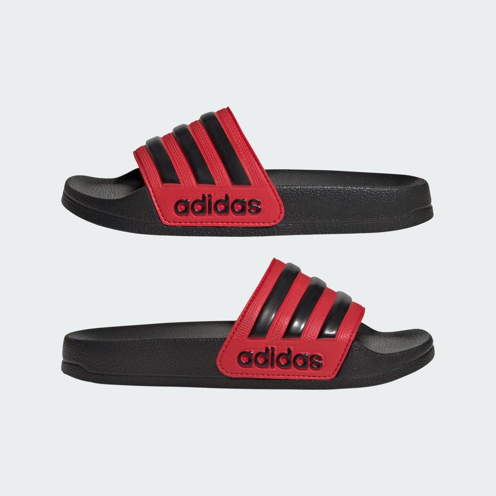 Foto 8 | Sandalias Adilette Shower Adidas Rojo Niños