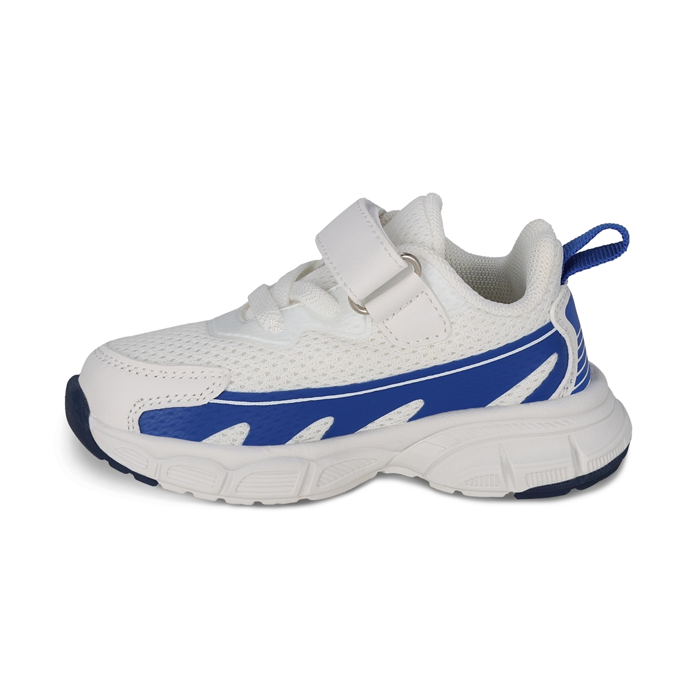 Foto 6 pulgar | Tenis Deportivos Para Niño Audaz Color Blanco Con Detalles 205200-b Con Ajuste Velcro Y Agujeta Elastica