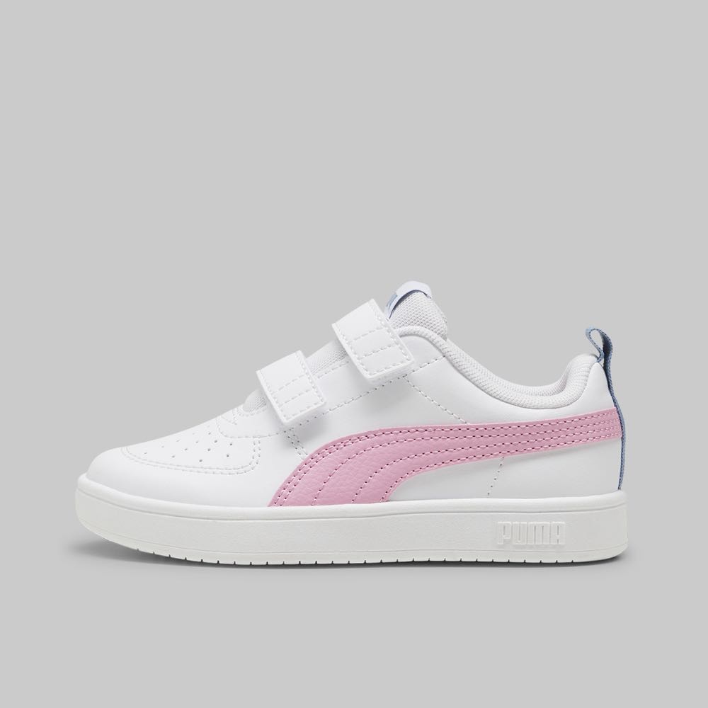 Foto 2 pulgar | Tenis Puma Rickie V Inf 39132828 Blancos para Niños