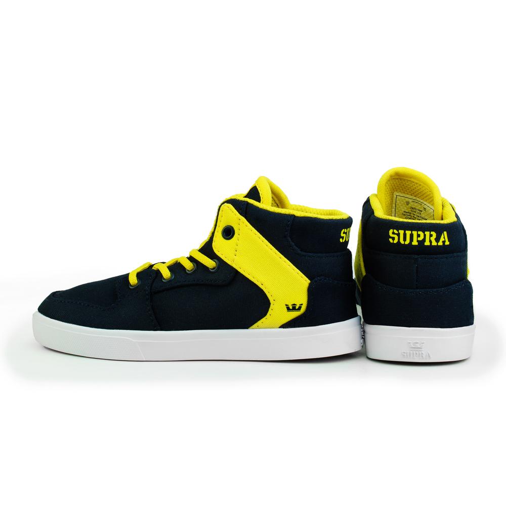Foto 3 pulgar | Tenis Supra Toddler Vaider Niño Tela Azul