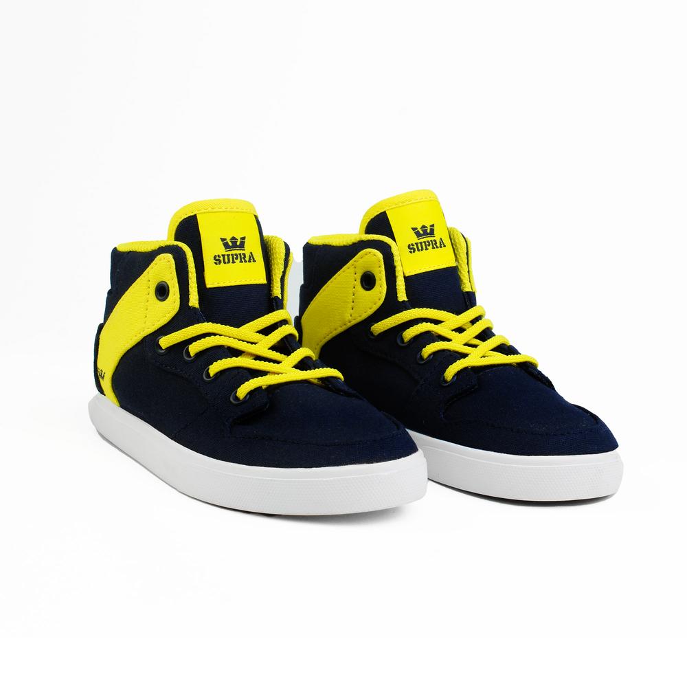 Foto 5 pulgar | Tenis Supra Toddler Vaider Niño Tela Azul