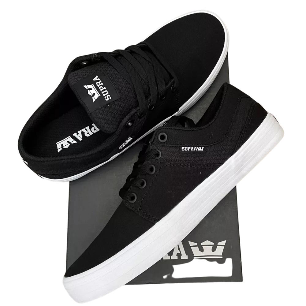 Foto 2 | Tenis Supra Vista Niño Unicos Negro