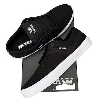Foto 2 | Tenis Supra Vista Niño Unicos Negro