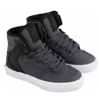 Foto 3 | Tenis Supra Vaider Niño Confortables Negro