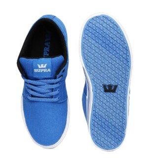 Foto 4 | Tenis Supra Stacks Vulc Ii Niño Ostentosos Azul