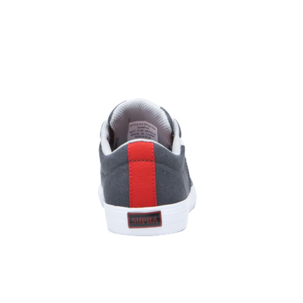 Foto 4 pulgar | Tenis Supra Kids Stacks Ii Vulc Niño Casual Gris