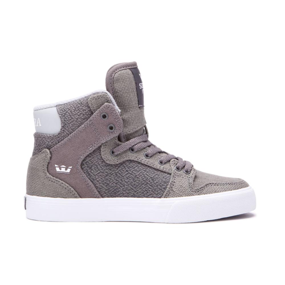 Foto 2 pulgar | Tenis Supra Kids Vaider Niño Casual Gris