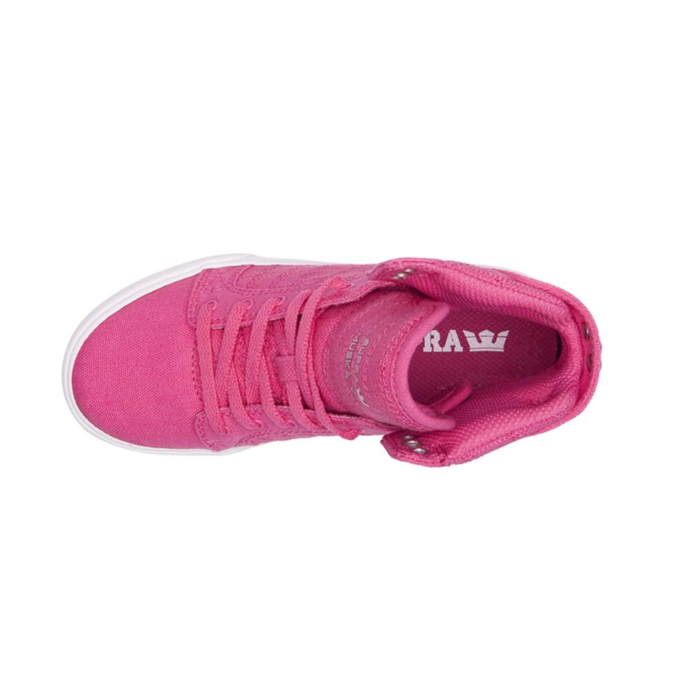 Foto 3 pulgar | Tenis Supra Kids Skytop Niño Rosa Rosa